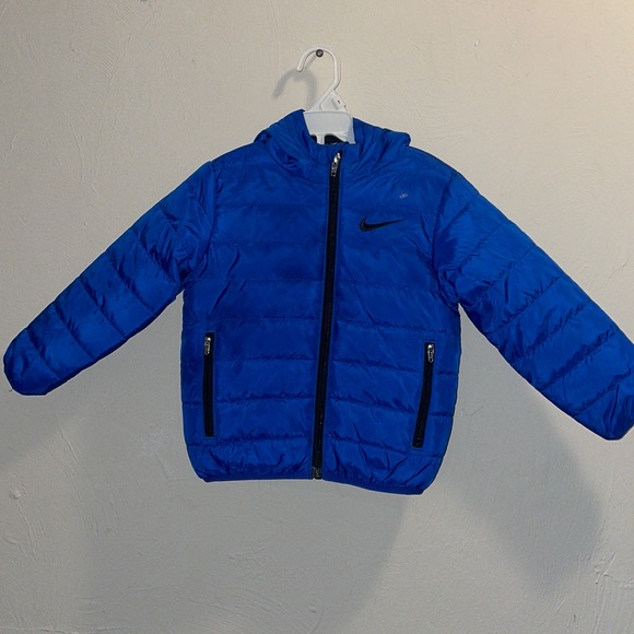 Nike Toddler Size 2T Full Zip Blue Puffer Jacket - Picture 1 of 7